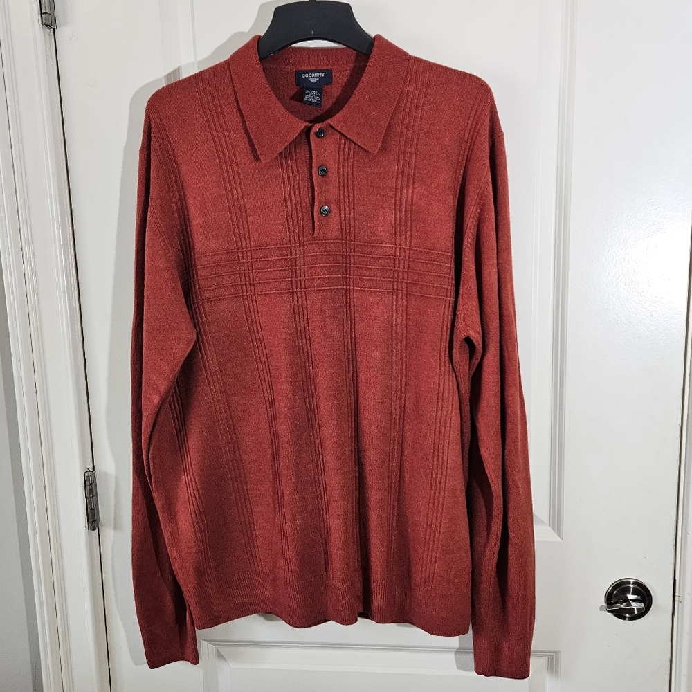 Vintage Dockers Longsleeve Sweater Mens Size XL-Tall